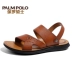 Paul Knight 2019 dép da mùa hè nam da bò nam dép đi biển bình thường mang dép và dép - Sandal Sandal