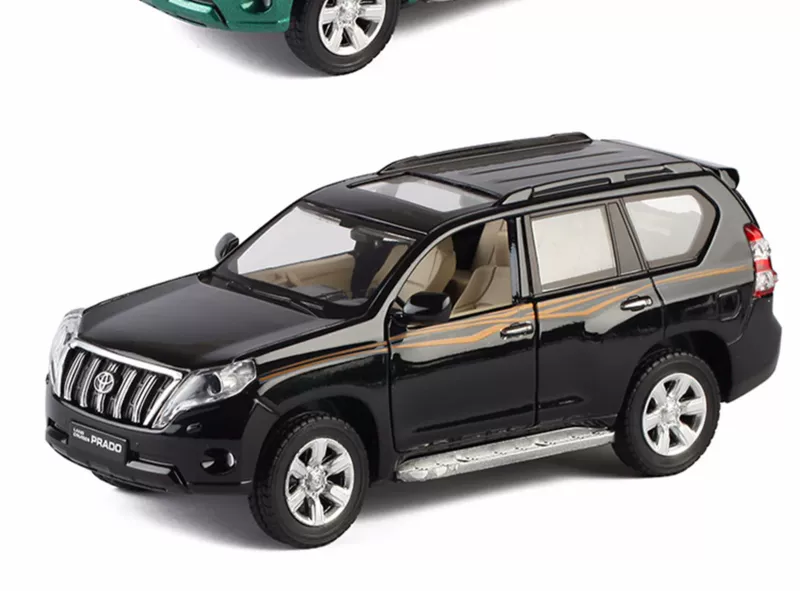 Nguyên bản 1:32 Toyota Prado hống hách xe trẻ em mô phỏng hợp kim kéo trở lại bộ sưu tập mô hình xe đồ chơi - Chế độ tĩnh