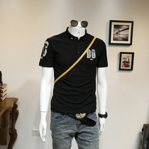 136524 Fashion Casual Compassionate Turnstile Paolo Jersey Printed Male body Breathable Elastic T-shirt Short Sleeve Polo Shirt