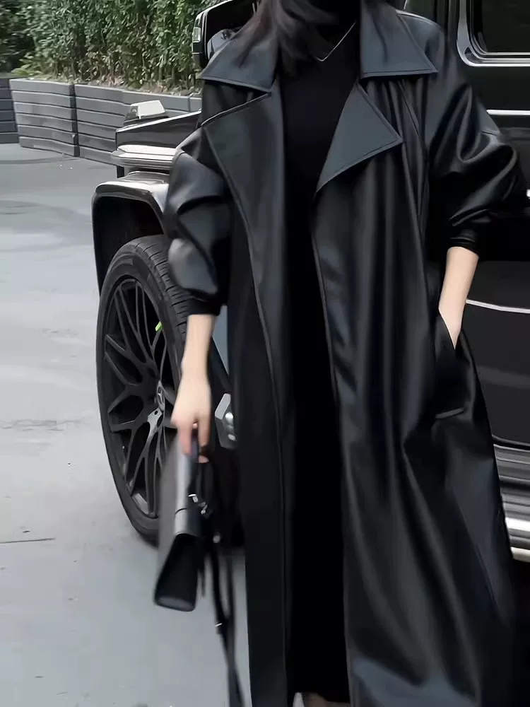 Модное осеннее trench coat, стиль высокого качества, свободная посадка, корейский стиль, средняя длина