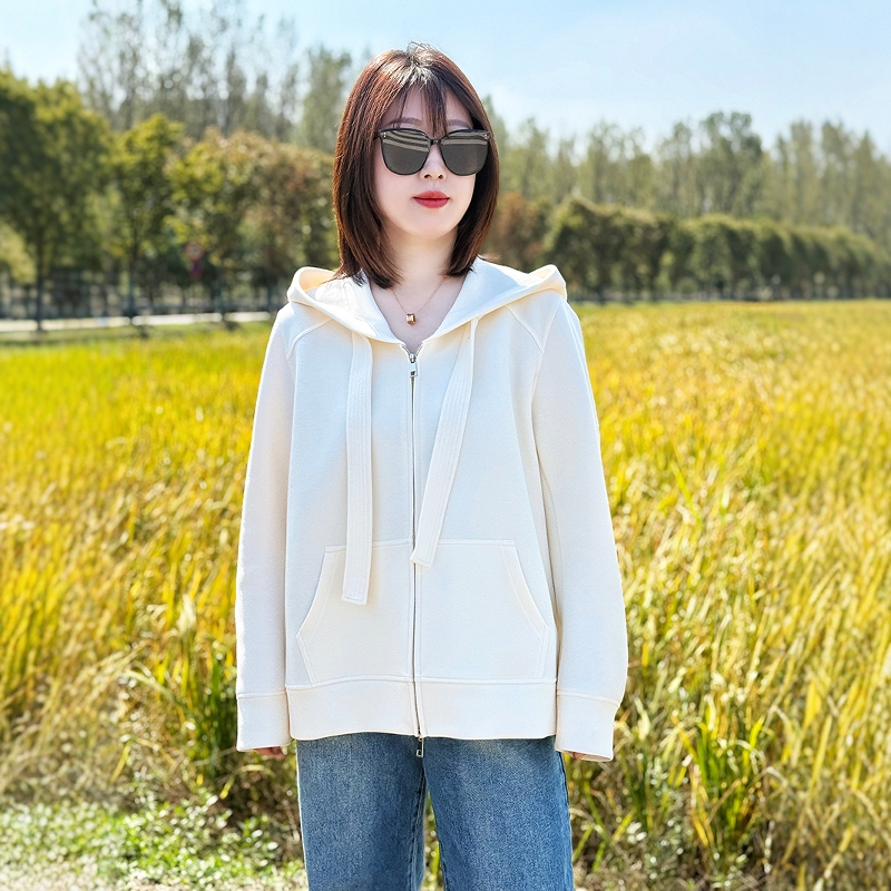 Plus Size Women's Clothing for April 9Th, Fat mm 2026 Autumn Jelly Air Layer Hooded Sweatshirt Jacket, 5 Colors Hot Sale Plus Size Women's Clothing for April 9Th, Fat mm 2026 Autumn Jelly Air Layer Hooded Sweatshirt Jacket, 5 Colors Hot Sale