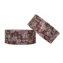 Wet Water Clamp Kraft Paper Tape Fiber belt Environmental Protective Label Cartoon Personal Seal Packaging Tape 5cm