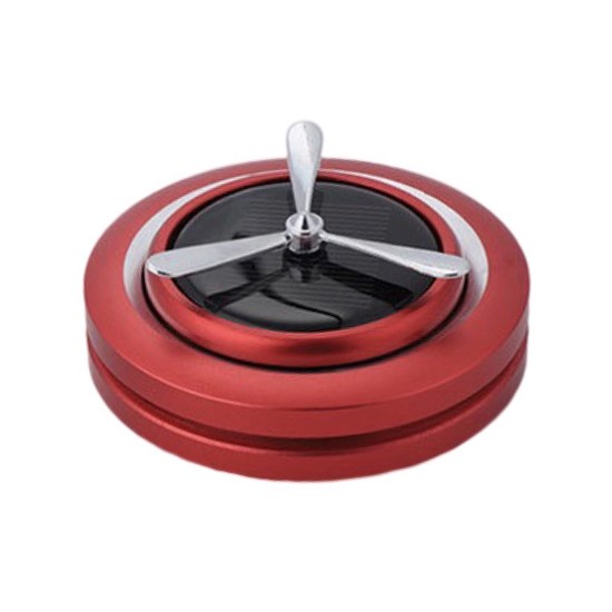 UFO new solar aluminum alloy car aromatherapy metal creative car perfume net red car rotating ornaments