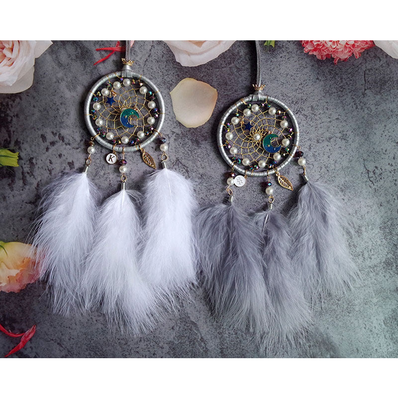 First acquaintance with handmade original handmade dream catcher material diy car pendant finished blessing gift ins room decoration