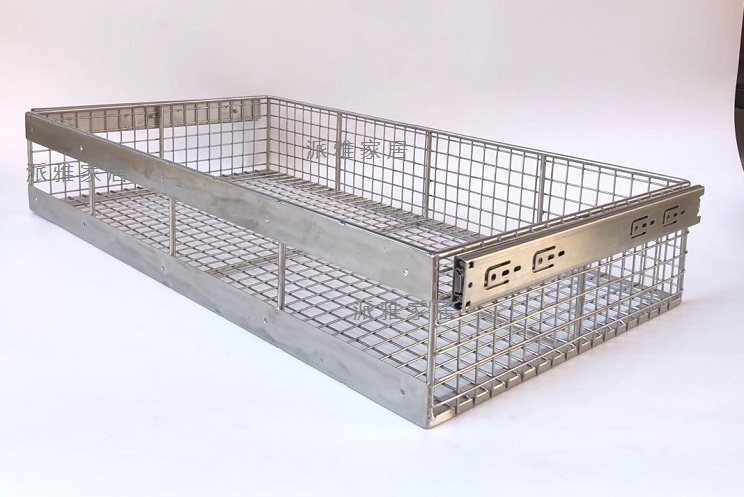 Paiya Home Kitchen Stainless Steel Pull Basket Sliding Drawer Customizable Drawer Basket Storage Storage Basket Flat Basket