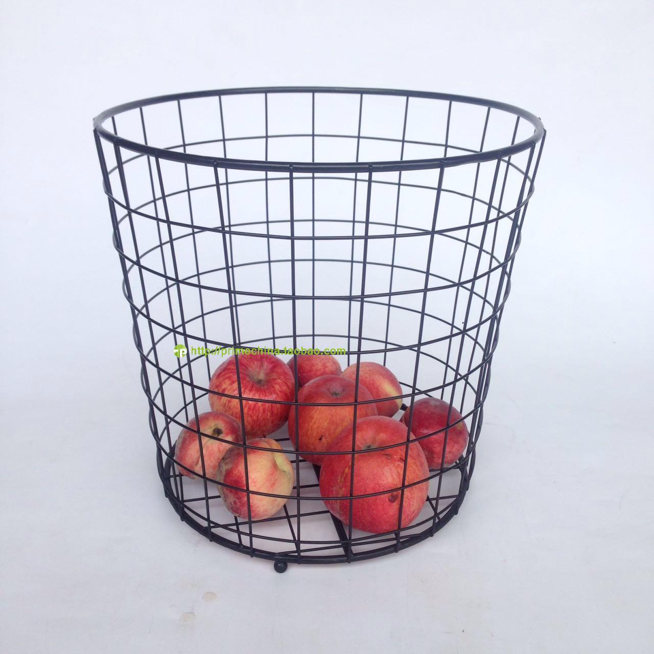 Piya ZAKKA Iron art basket containing basket of vegetable fruit basket Flower Basket Containing basket Grocery Basket bakery