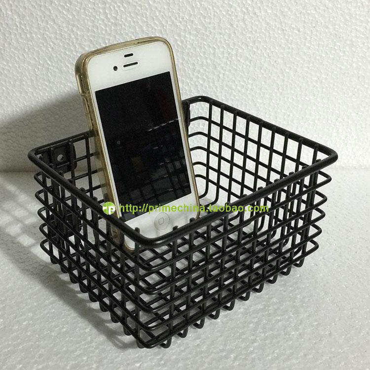 Paiya Mini exquisite storage basket Bathroom hanging basket Desktop storage basket Meat potted basket plant basket