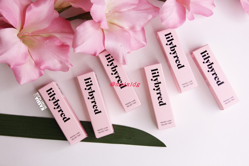 Lilybyred Quan Xuan Bin nước ép môi men mờ nhung mờ cà chua nho đỏ son bóng nhuộm môi - Son bóng / Liquid Rouge 	son bóng trong suốt	