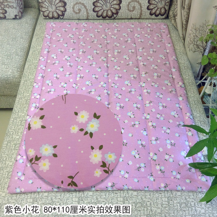 Pure cotton pad small mattress female physiological folding pad menstrual bed pad children's mattress student mattress