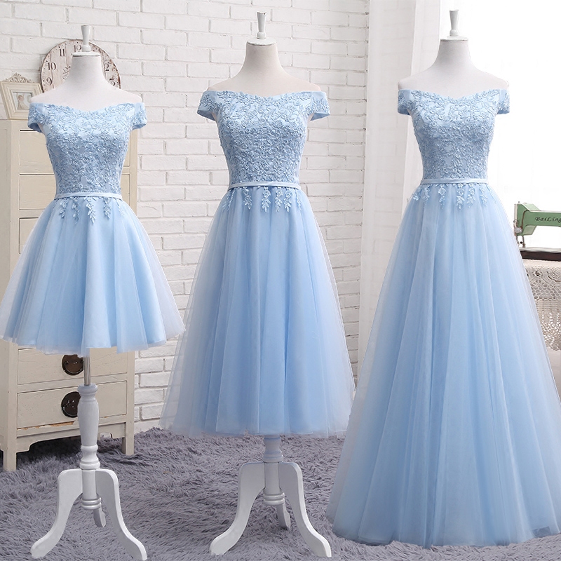 2026 New Korean-Style Off-Shoulder Short Bridesmaid Dress, Mid-Length Banquet Company Annual Meeting Evening Dress, Slimming and Elegant 2026 New Korean-Style Off-Shoulder Short Bridesmaid Dress, Mid-Length Banquet Company Annual Meeting Evening Dress, Slimming and Elegant