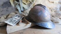 Display French ancient old 30 s collection military fans World War II Display decorative metal helmet