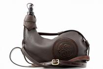 American Crafted∞ hand-made retro exquisite Celtic dragon embossed multi-color cowhide water bag leather bag