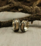 Украинская покупка Celtic ◇ Handiculum retro Celtics Tree Ring 14k Gold Warding Rings