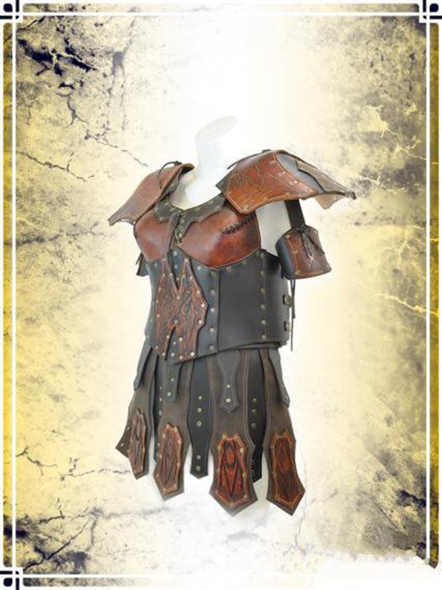 Canada Sketo hand in hand as martial god sheathed dress guard shoulder leather Cosplay performance gathering decorations