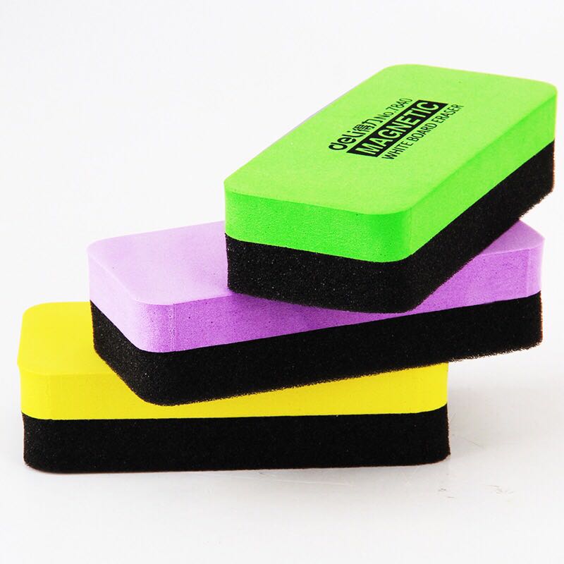 The right-hand 7840 color blackboard eraser magnetic white eraser can be adsorbed on the whiteboard to be creative with white board eraser