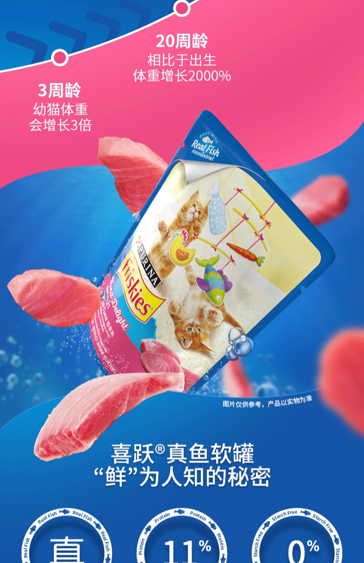 Ren Ke 400 nhân dân tệ Quà tặng Yi Yue gói niềm vui thức ăn ướt mèo ăn nhẹ túi mềm mèo đóng hộp gói bữa ăn 80g - Đồ ăn nhẹ cho mèo thức ăn cho mèo ta