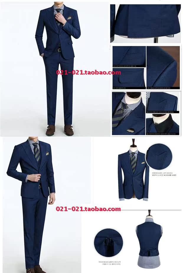 Bộ đồ mỏng / hai hàng đơn / chú rể váy cưới Váy cưới váy cưới tùy chỉnh phù hợp với kinh doanh mặc - Suit phù hợp quần tây nam