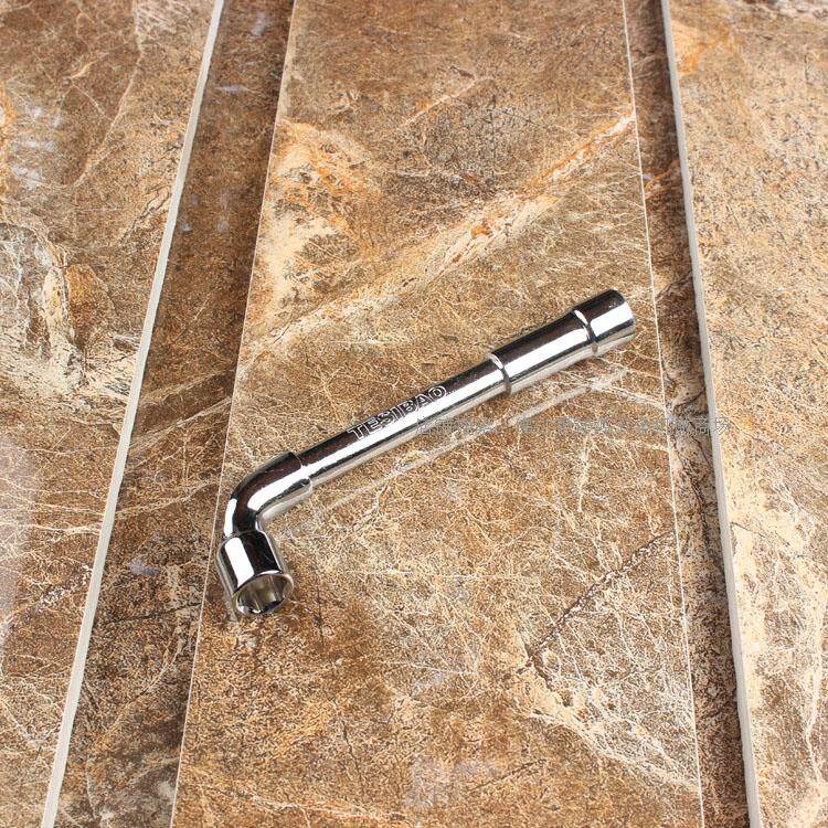 Type l sleeve wrench 7-shaped tobacco bucket type double head elbow perforated wrench Outer six sets of wrench sleeves 12mm