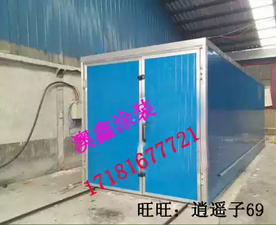 High temperature paint room spray curing room rock wool plate oven drying room manufacturers processing custom