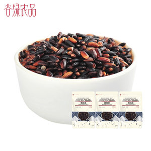 谷绿农品 黑糯米500g*3包/3斤血糯米紫米包邮