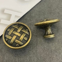 Single-hole zinc alloy retro small pull cupboard cabinet cabinet cabinet cabinet cabinet furniture door small drawer handle dresser