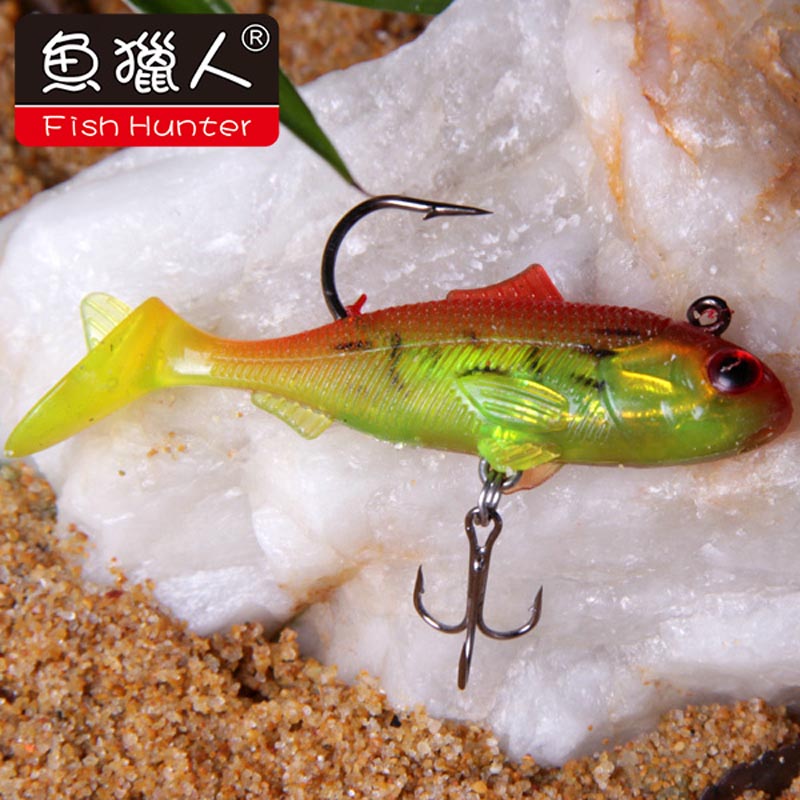 Fish Hunters Luya Full Bathing Layer Soft Fake Bait Emulation Bag Lead Swordfish 7 gr 7 gr 14g 21g 21g Bass Gui