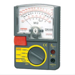 Sanwa pointer type insulation resistance tester PDM1529S analog megohmmeter