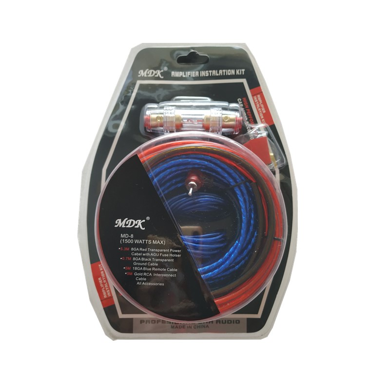 Car audio and video subwoofer set line car audio modified power amplifier power control cable car audio wire