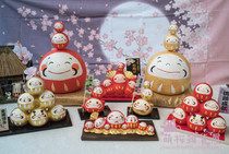 Spot Japan Kyoto clay dragon tiger for handcrafted strokes of fortune Lucky Damo wedding gift gift