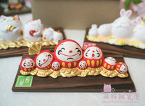 Spot Japans Kyoto clay dragon tiger for handcrafted blessing to recruit fortune Dharma rabbit wedding gift gift