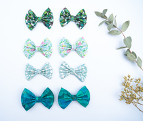 10 28 HAND CUSTOM LIBERTY LIBERTY BROKEN FLOWERS CHILDREN BUTTERFLY KNOT BB CLIP HAIR TRIM HAIR CLIP BLUE