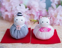 Spot Japanese dragon tiger for silk cloth handmade swing piece Blessing Happiness Kitty Wedding Gifts