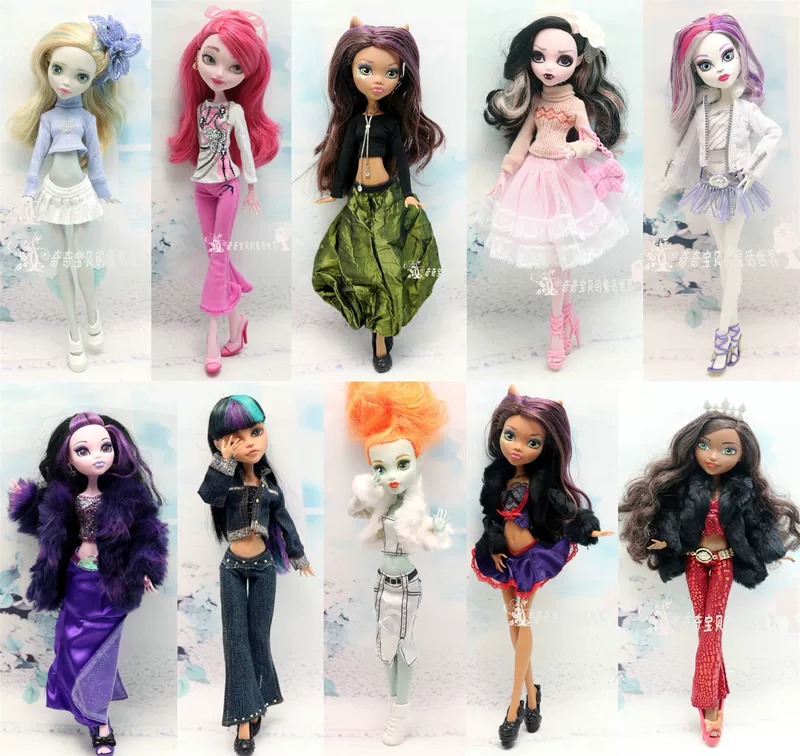 Doll for dressing up, monster, children's clothing