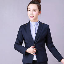 New China Mobile Overalls Womens Long Sleeve Coats Suit Set Business Hall Front Desk Uniforms Business Clothes Spring and Autumn