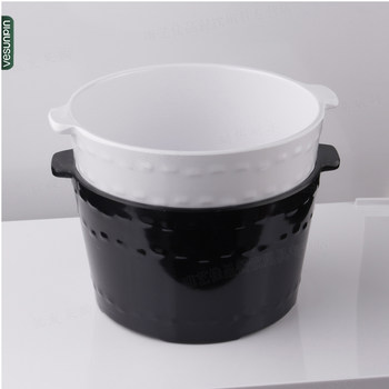 Instant noodle bowl with lid japanese tableware lunch box melamine rice bowl