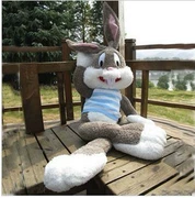 Quà tặng ngày Valentine Big Bunny Rabbit Bugs Đồ chơi sang trọng Nữ hoàng Búp bê Thỏ Bunny - Đồ chơi mềm