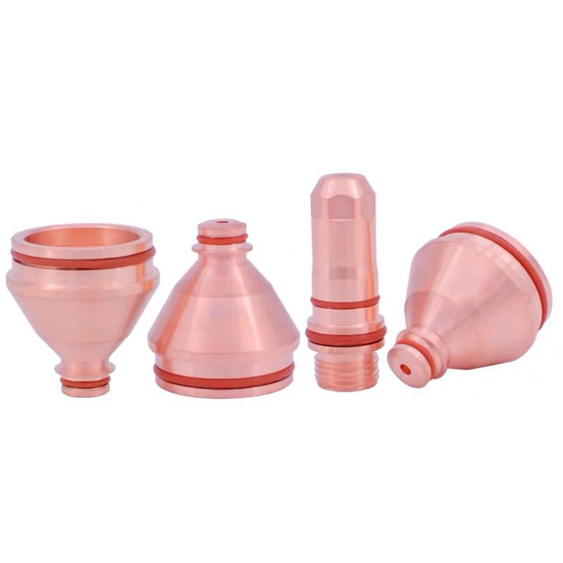 CNC plasma cutting machine accessories Wearing parts Electrode nozzle cutting nozzle Protective cap copper cutting nozzle High-end quality
