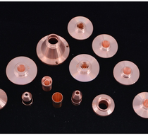 CNC plasma cutting machine accessories Electrode Fiber laser nozzle cutting nozzle Protective cap Copper cutting nozzle