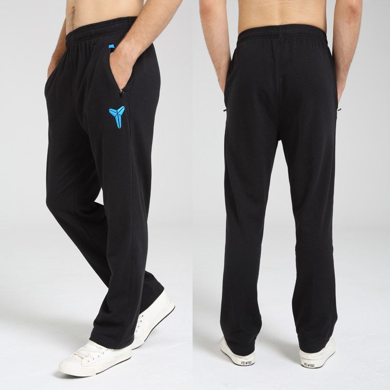 Sports Pants Men Loose Long Pants Fall Straight Drum Running Fitness Loose Students Casual Pure Cotton Pants Basketball Wee Pants-Taobao