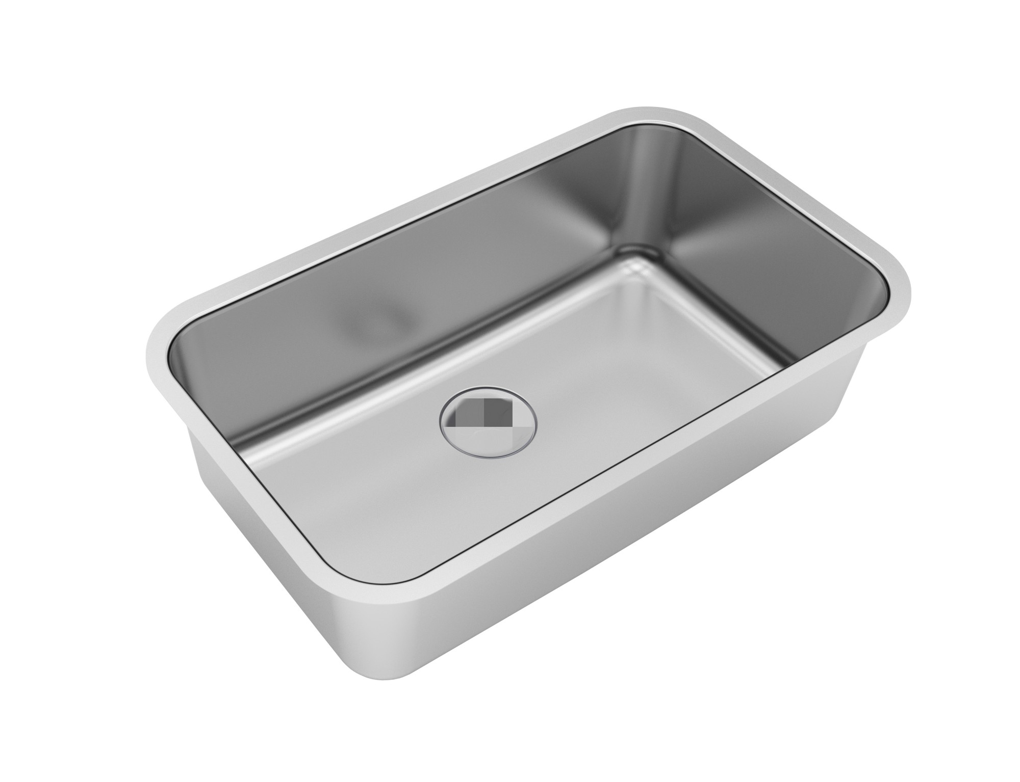 POSCO 304 stainless steel wire drawing sink integrated forming large R angle stretch sink 1 2 home wash basin pool-Taobao