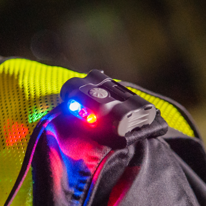 Nalide UL11 lighting warning flash Multi-purpose source shoulder light clip brim light on duty