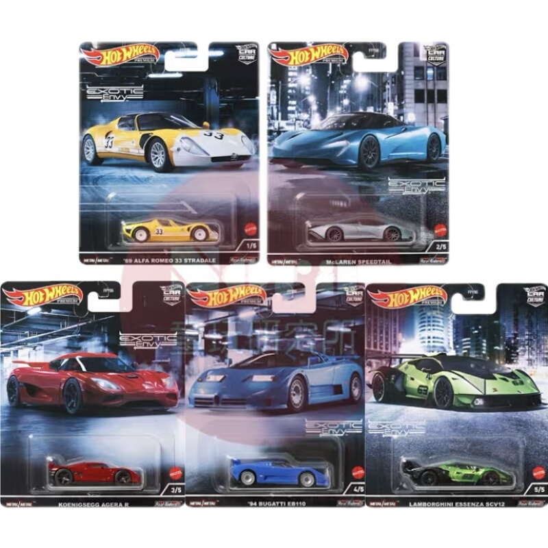 2022. October Hot Wheels Car Culture Supercar Series 2 [in Stock]