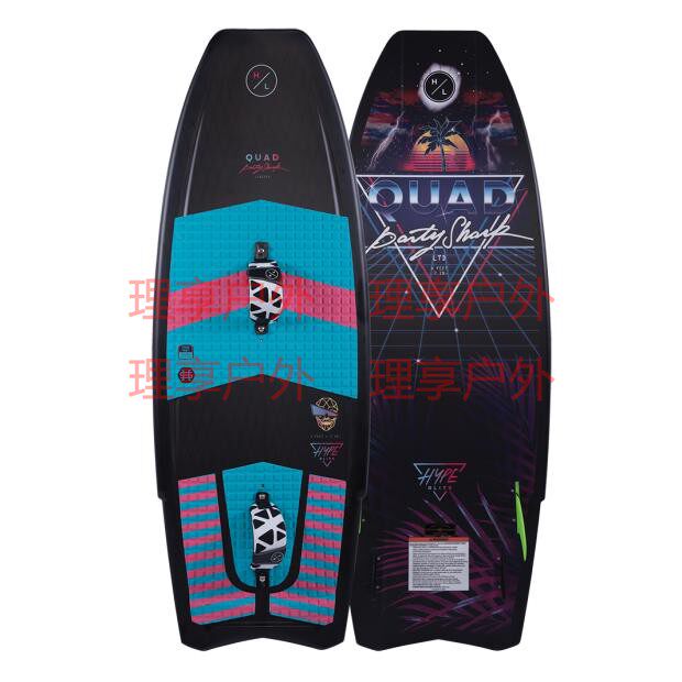 American Hyperlite brand wake surfboard Surf sports surfing with adjustable foot straps can be dragged by boat