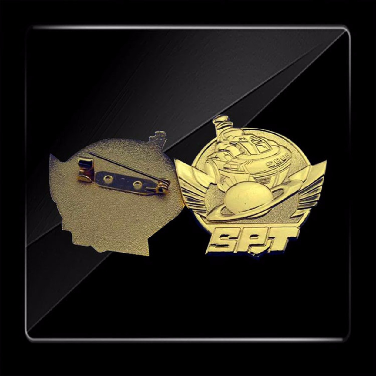 Huy chương huy chương vàng Xaar Trâm Pin Elf Phim hoạt hình hoạt hình Đồ chơi trẻ em Ares Alliance Khóa ngoại vi ảnh sticker buồn