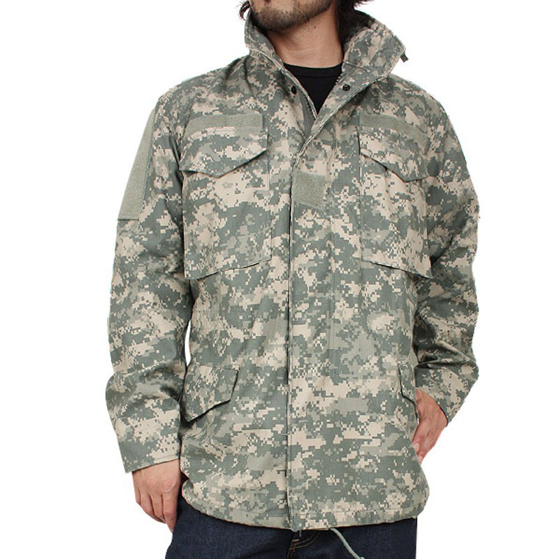 Meijun Version M65 Windbreaker Jacket Classic Men's Acu Windbreaker Combat Uniform Long Coat for Fans Meijun Version M65 Windbreaker Jacket Classic Men's Acu Windbreaker Combat Uniform Long Coat for Fans