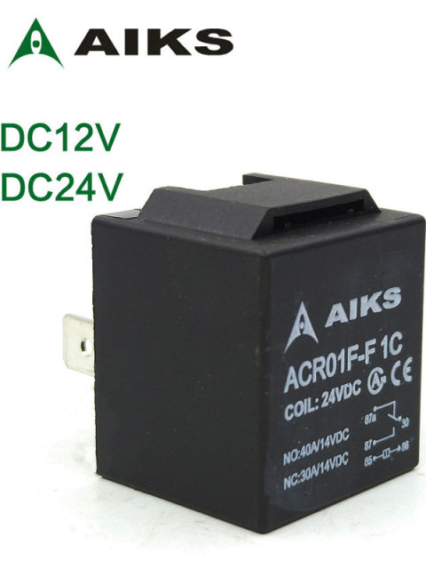 AIKS汽车继电器ACR01F-F 1C24VDC 40A 电动汽车控制器专用JD2914