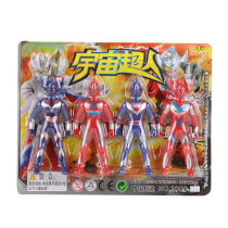 Otmanteiro Superman Monster Children Suit Cartoon Family Toy Four-man Combo Paparazzi model over home