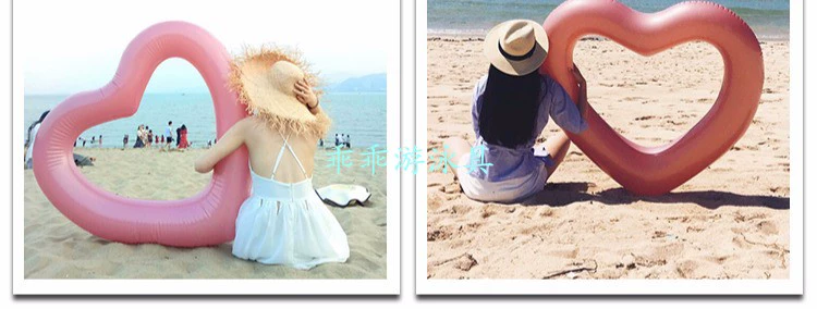 Vòng bơi người lớn thích bơi vòng tròn dễ thương Hình trái tim nách vòng nổi giường trái tim nổi hàng đỏ trái tim bong bóng vòng tròn vòng eo phao bơi chống lật cho bé