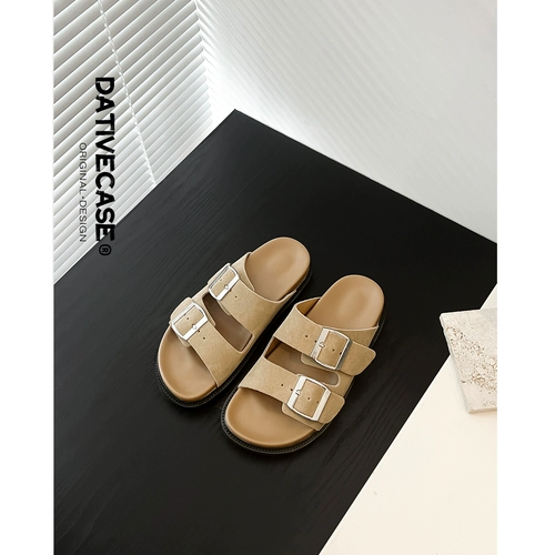 Ограниченное время 79!Все -leather ~ мягкая кожаная кожа толстая дно боким боким Salva 2024 Новая женщина -летняя Wai