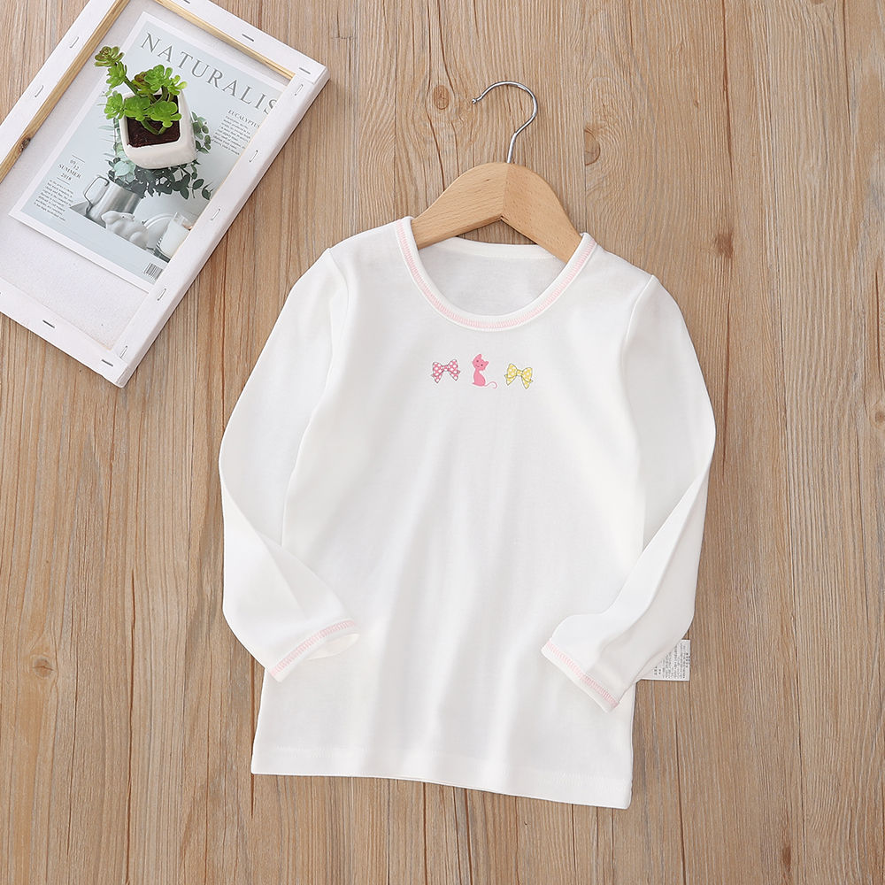 Hai mảnh quần bé mùa thu dài tay áo thun cotton bông bộ đồ lót cô gái mùa xuân và đồ ngủ mùa thu nhà quần áo.